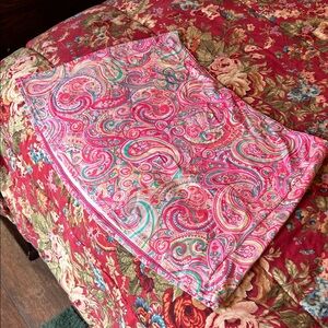 Lands' End Vibrant Paisley coverup skirt